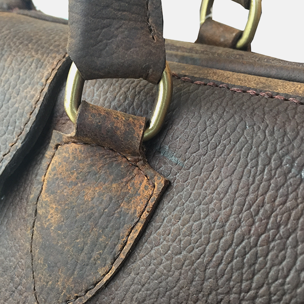 Luxury Bridle Leather Gladstone Bag 