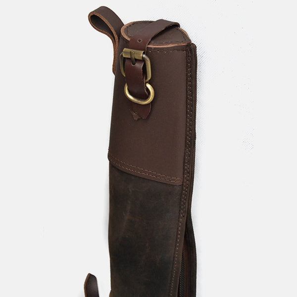 Leather Shotgun Slip Case Waxed Brown – John Shooter